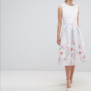 Tes Baker London Chelsea Bow Shoulder Dress